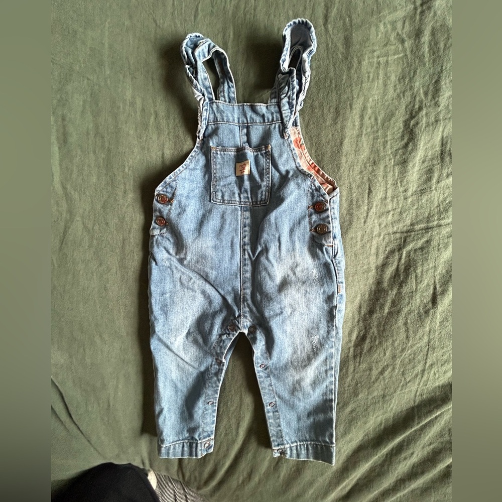 Zara Baby Denim Overalls
